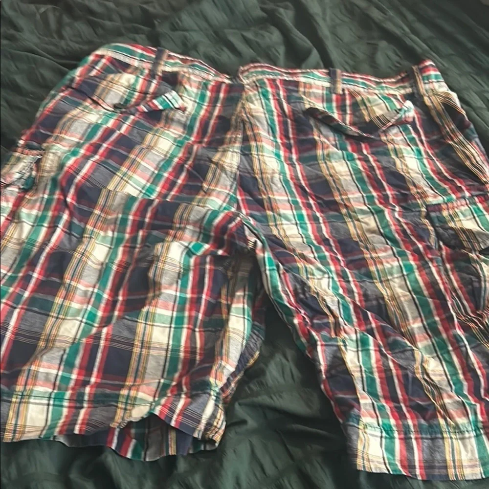 Polo by Ralph Lauren Multicolor Plaid Cargo Shorts